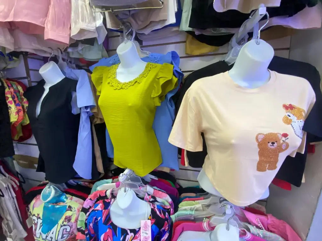 [6361524] Blusa Corta Verde-Beich y Negro