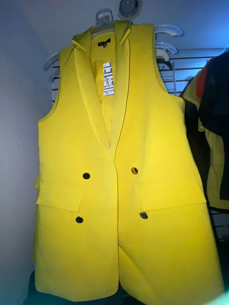 Chaquetas Amarilla para mujer